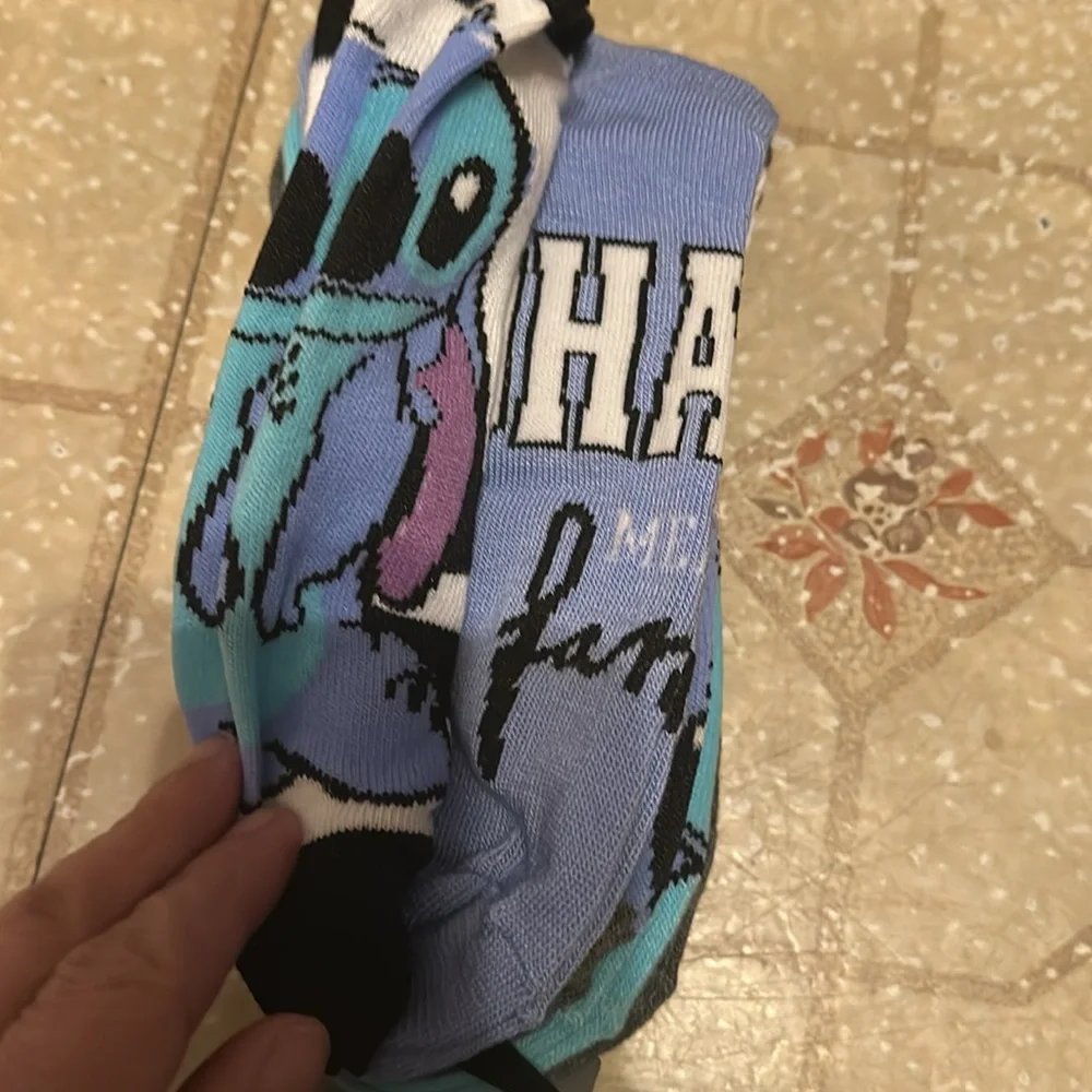 Disney Stitch No-Show Socks brand new with tags!